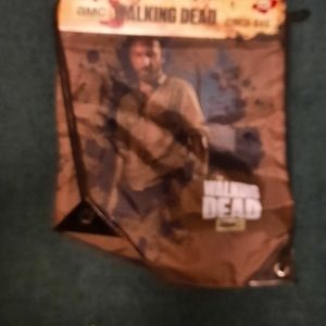 New AMC THE WALKING DEAD RICK CINCH BAG